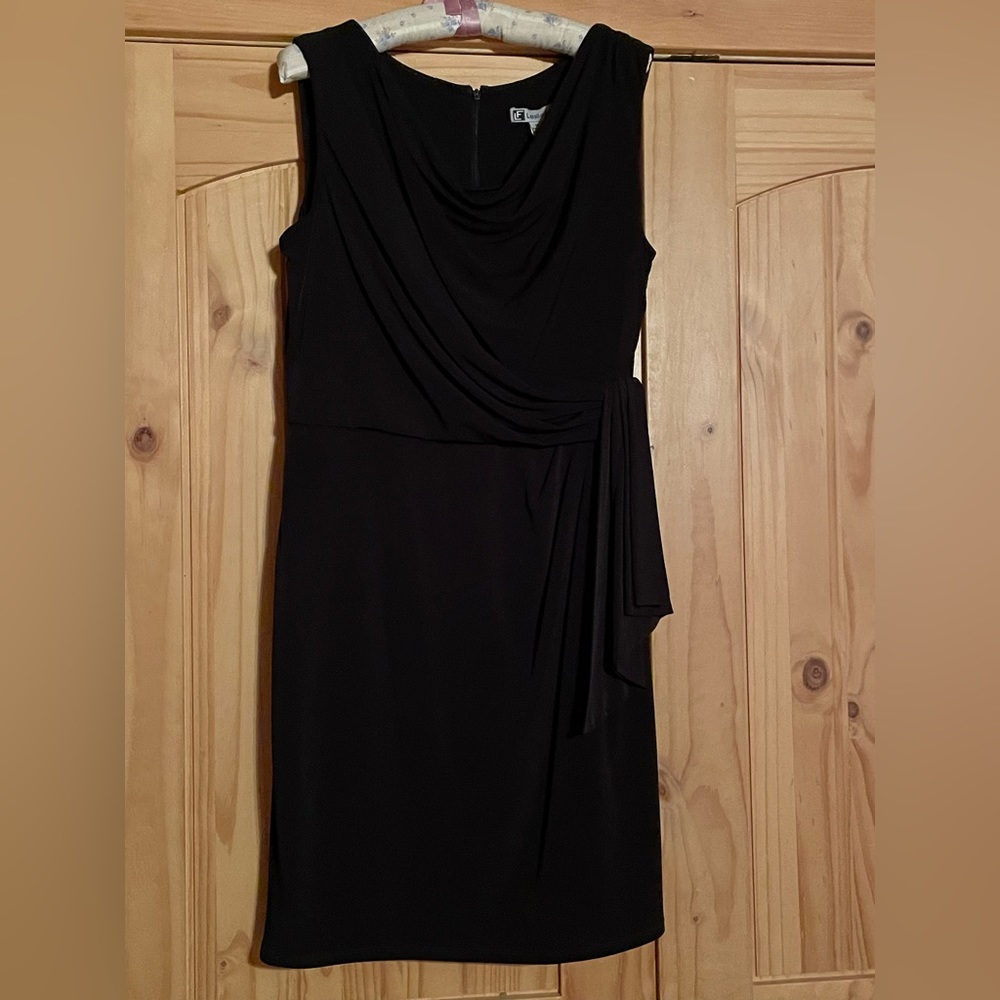 Leslie Fay little black dress NWT size 16